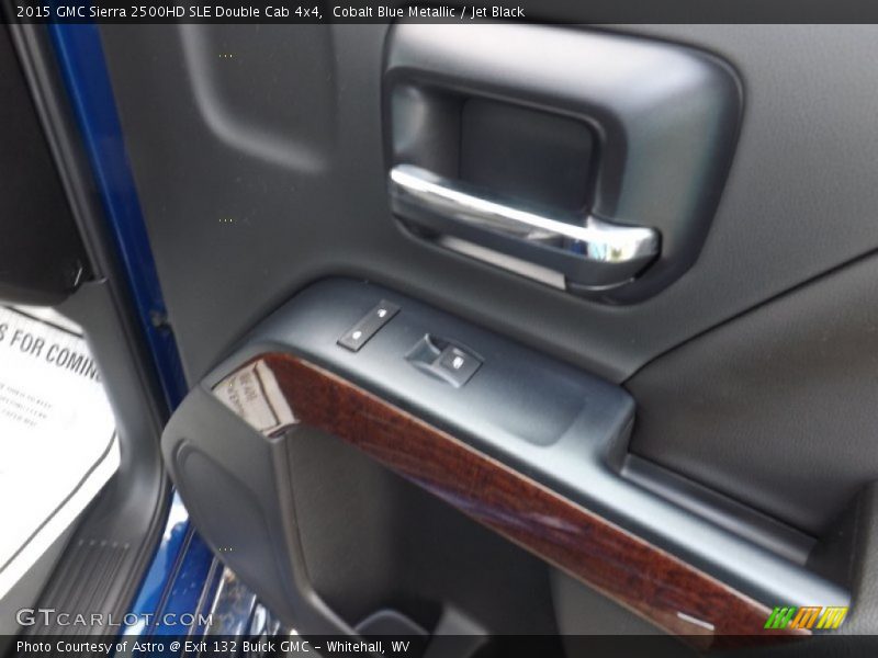 Cobalt Blue Metallic / Jet Black 2015 GMC Sierra 2500HD SLE Double Cab 4x4