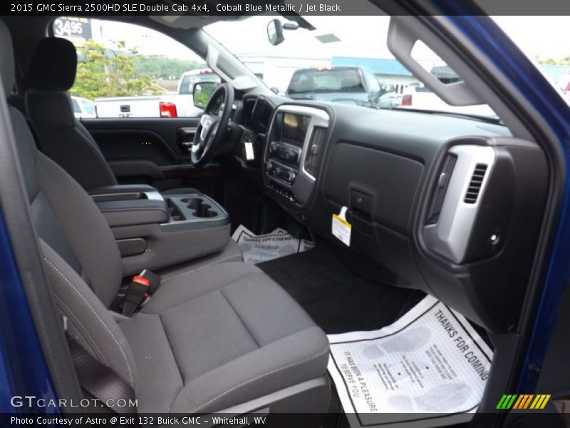 Cobalt Blue Metallic / Jet Black 2015 GMC Sierra 2500HD SLE Double Cab 4x4