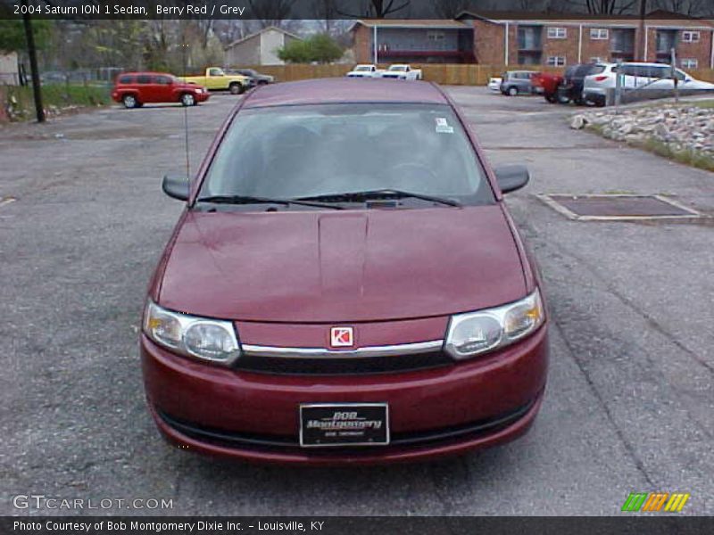 Berry Red / Grey 2004 Saturn ION 1 Sedan
