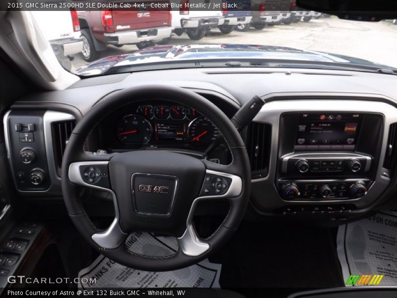 Cobalt Blue Metallic / Jet Black 2015 GMC Sierra 2500HD SLE Double Cab 4x4