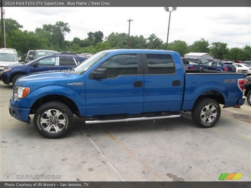 Blue Flame / Steel Grey 2014 Ford F150 STX SuperCrew
