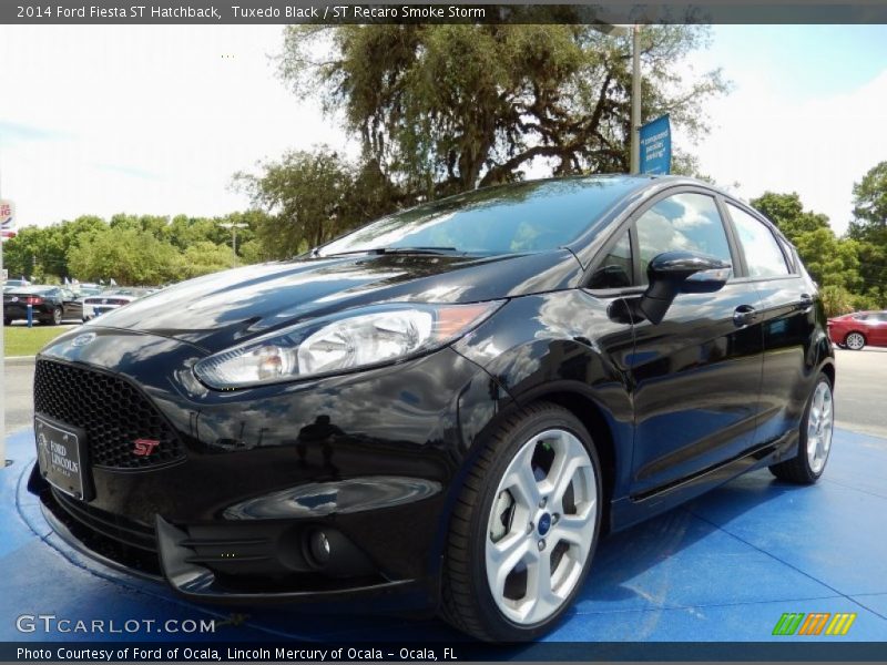 Tuxedo Black / ST Recaro Smoke Storm 2014 Ford Fiesta ST Hatchback