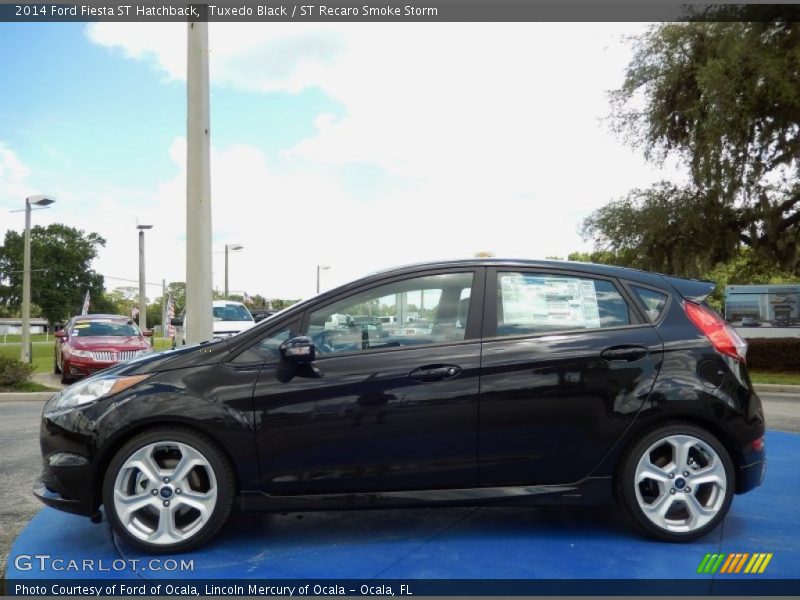 Tuxedo Black / ST Recaro Smoke Storm 2014 Ford Fiesta ST Hatchback