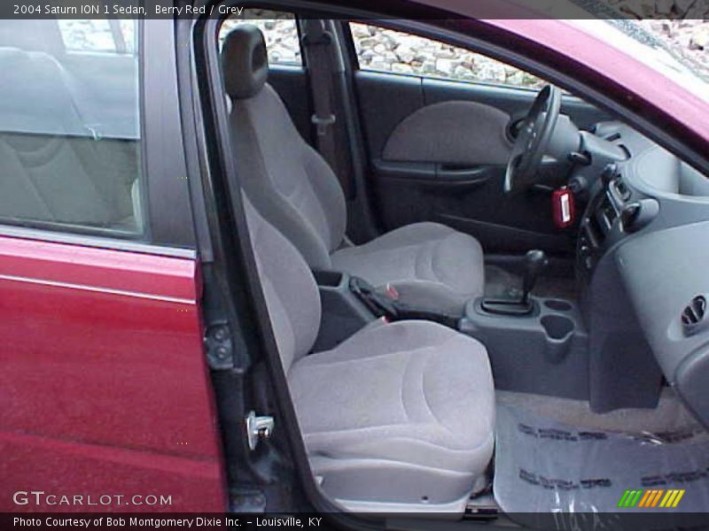 Berry Red / Grey 2004 Saturn ION 1 Sedan