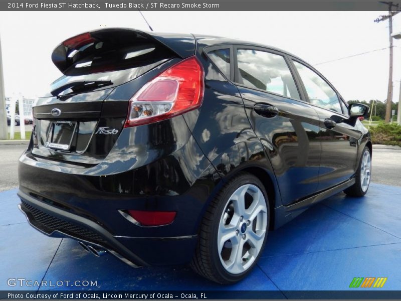 Tuxedo Black / ST Recaro Smoke Storm 2014 Ford Fiesta ST Hatchback