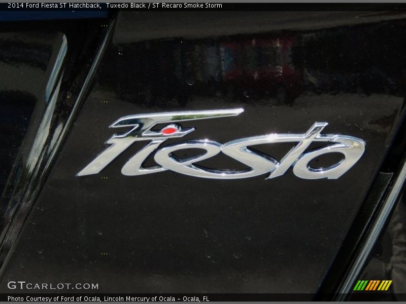 Tuxedo Black / ST Recaro Smoke Storm 2014 Ford Fiesta ST Hatchback