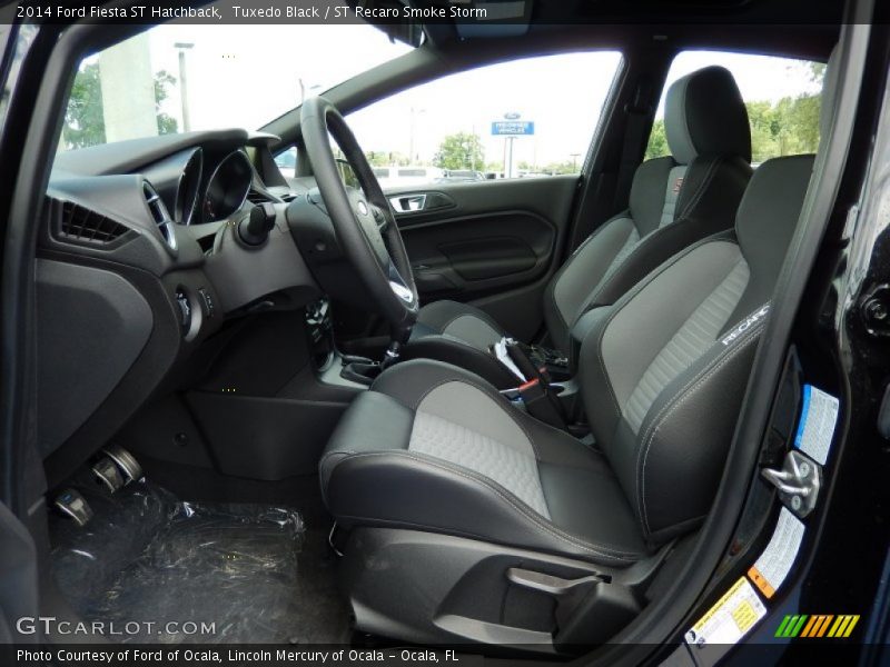 Tuxedo Black / ST Recaro Smoke Storm 2014 Ford Fiesta ST Hatchback