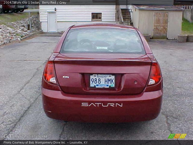Berry Red / Grey 2004 Saturn ION 1 Sedan