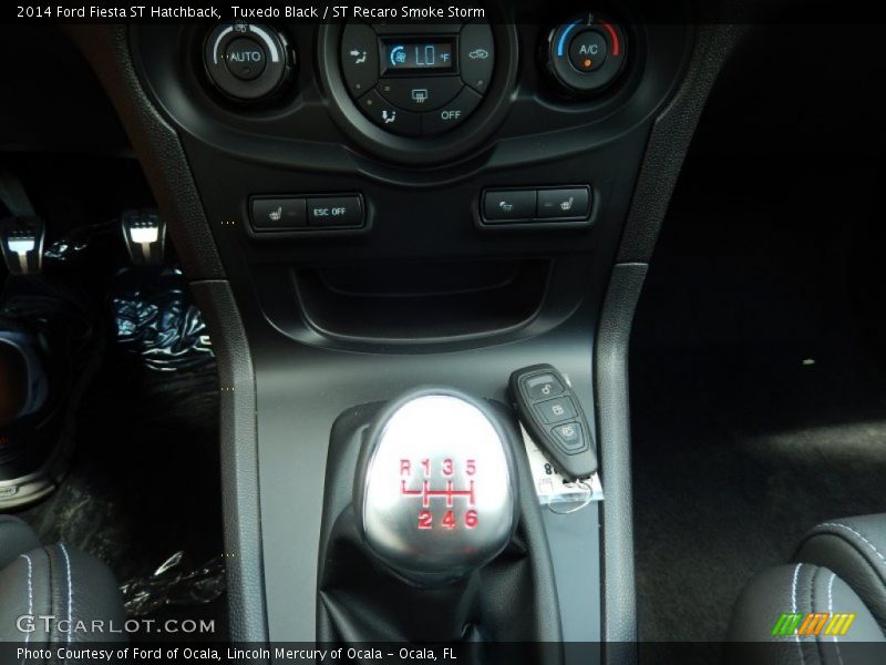 Tuxedo Black / ST Recaro Smoke Storm 2014 Ford Fiesta ST Hatchback