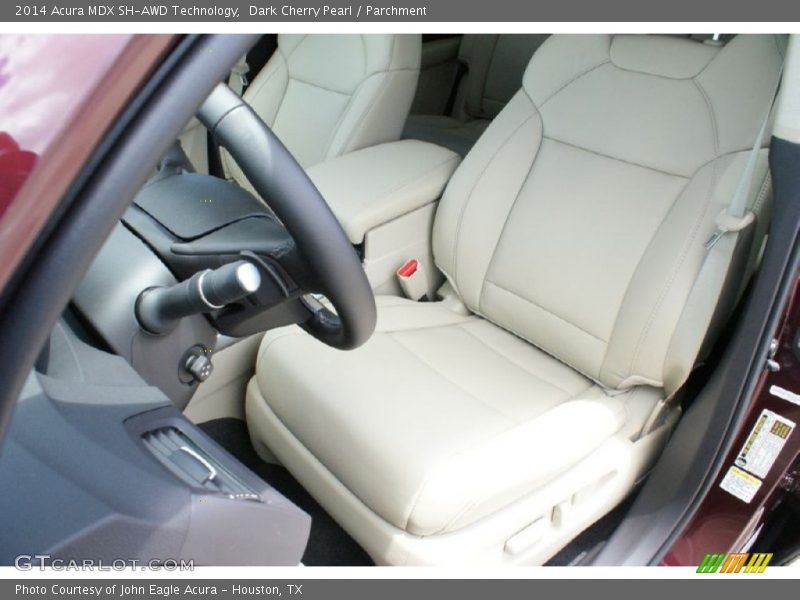Dark Cherry Pearl / Parchment 2014 Acura MDX SH-AWD Technology
