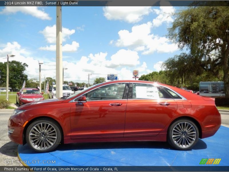 Sunset / Light Dune 2014 Lincoln MKZ FWD