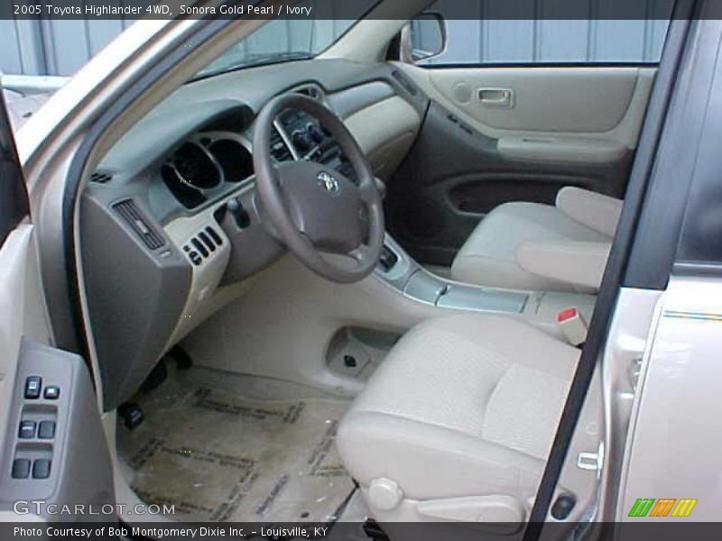 Sonora Gold Pearl / Ivory 2005 Toyota Highlander 4WD