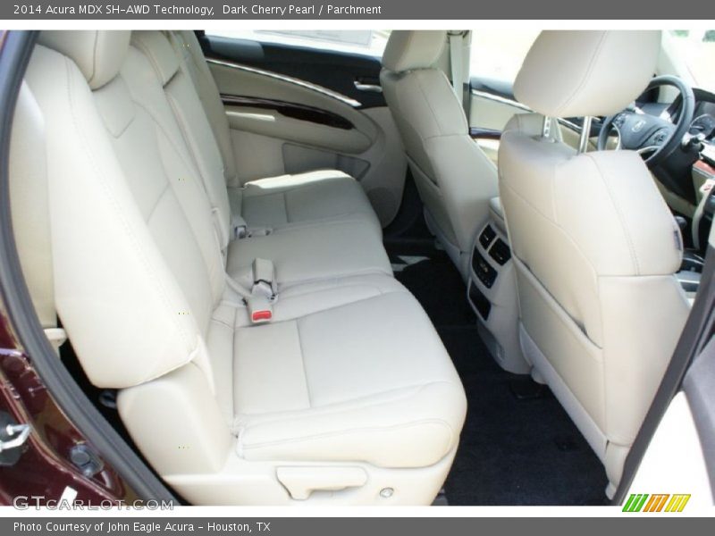 Dark Cherry Pearl / Parchment 2014 Acura MDX SH-AWD Technology