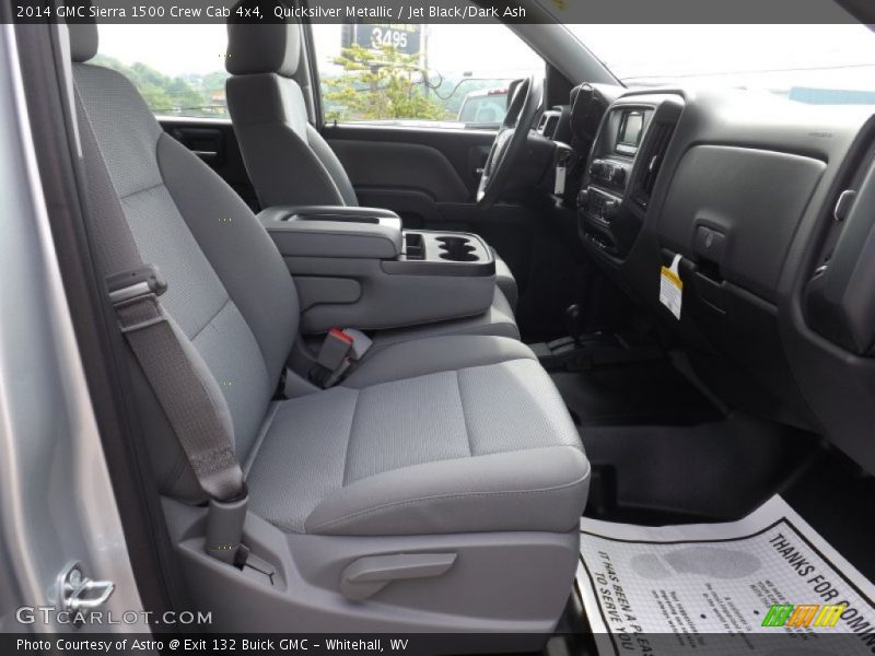 Quicksilver Metallic / Jet Black/Dark Ash 2014 GMC Sierra 1500 Crew Cab 4x4