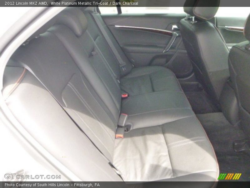 White Platinum Metallic Tri-Coat / Dark Charcoal 2012 Lincoln MKZ AWD
