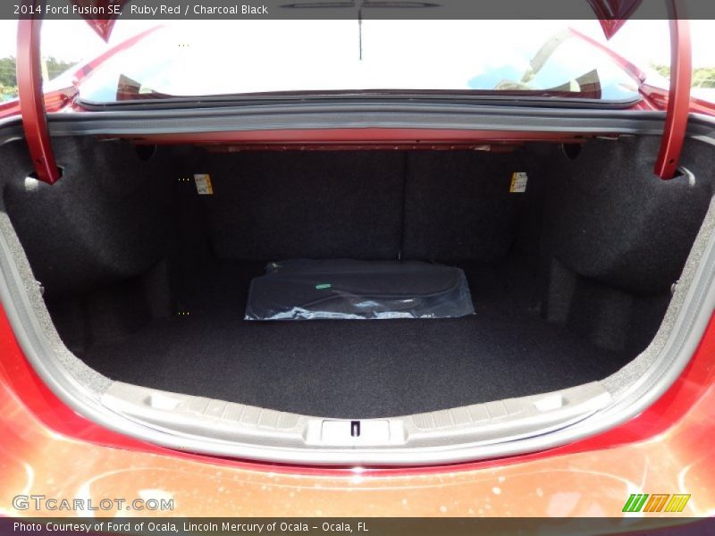 Ruby Red / Charcoal Black 2014 Ford Fusion SE