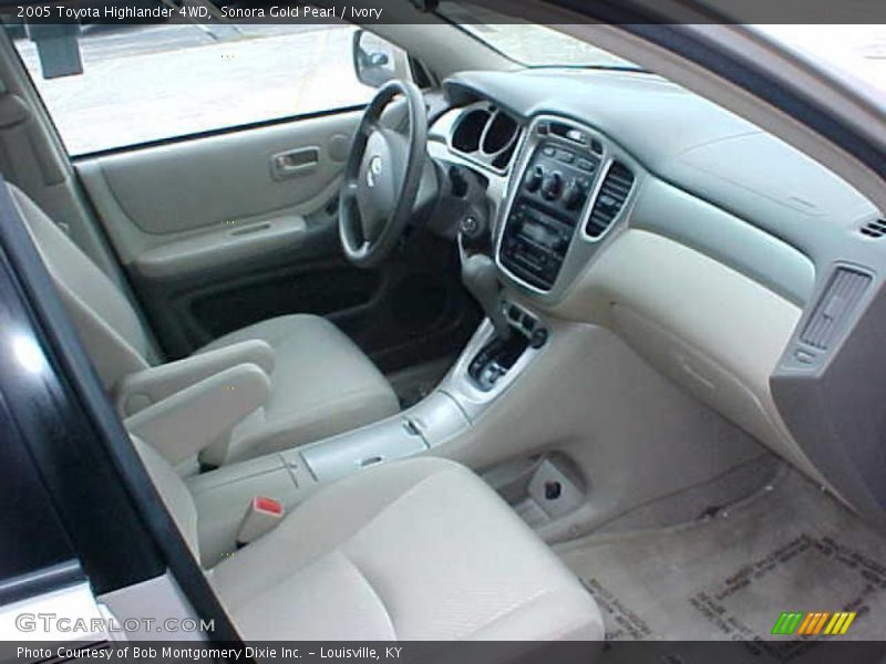 Sonora Gold Pearl / Ivory 2005 Toyota Highlander 4WD