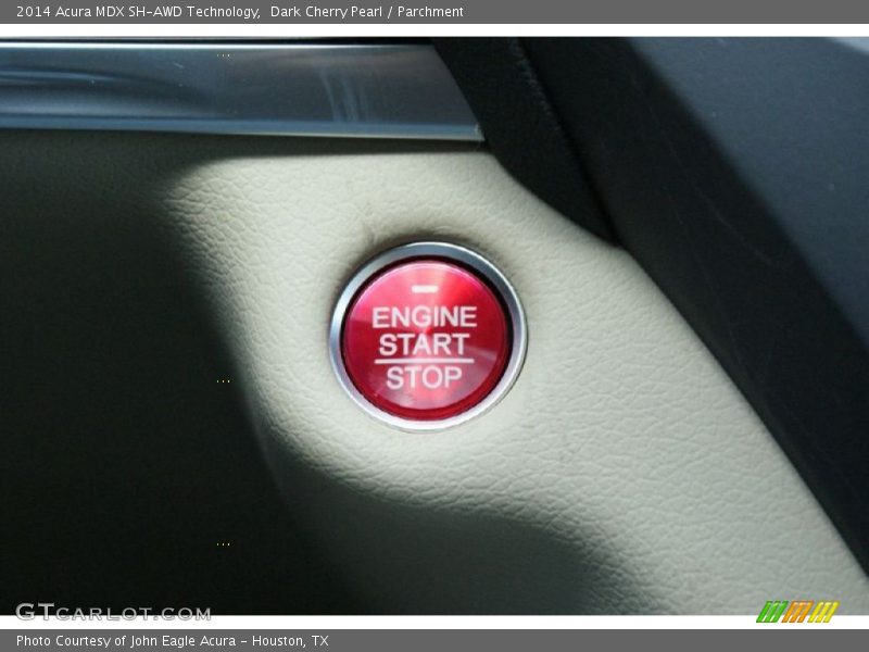 Dark Cherry Pearl / Parchment 2014 Acura MDX SH-AWD Technology