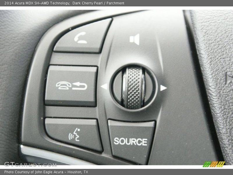 Controls of 2014 MDX SH-AWD Technology