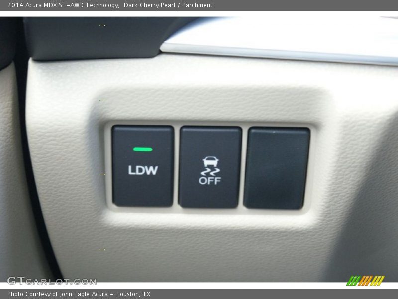 Dark Cherry Pearl / Parchment 2014 Acura MDX SH-AWD Technology
