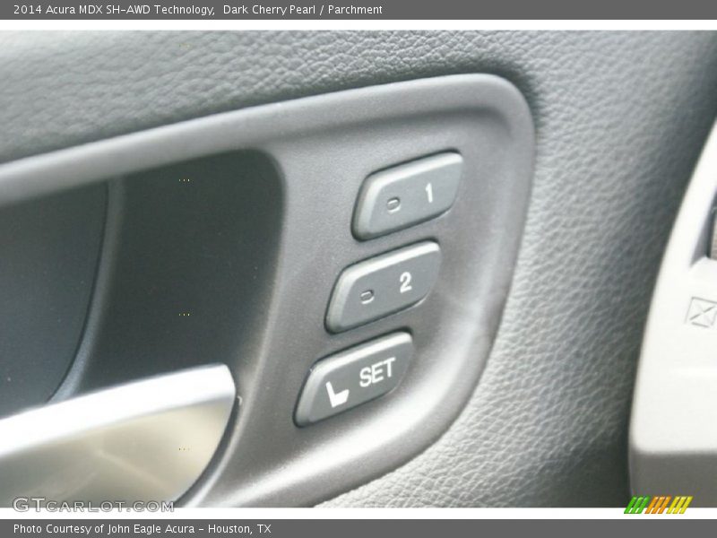 Dark Cherry Pearl / Parchment 2014 Acura MDX SH-AWD Technology