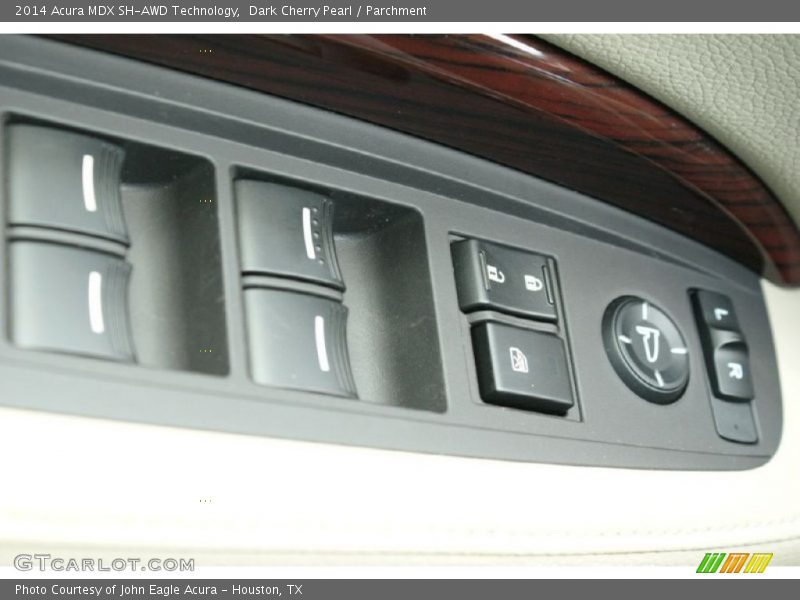 Dark Cherry Pearl / Parchment 2014 Acura MDX SH-AWD Technology