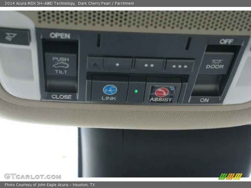 Dark Cherry Pearl / Parchment 2014 Acura MDX SH-AWD Technology