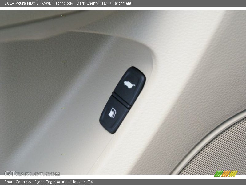 Dark Cherry Pearl / Parchment 2014 Acura MDX SH-AWD Technology