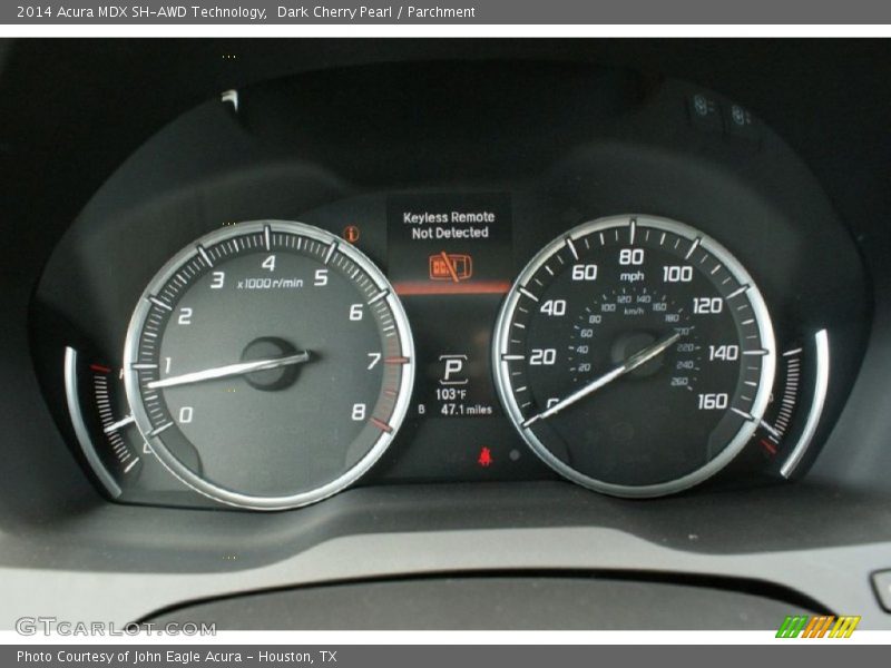  2014 MDX SH-AWD Technology SH-AWD Technology Gauges
