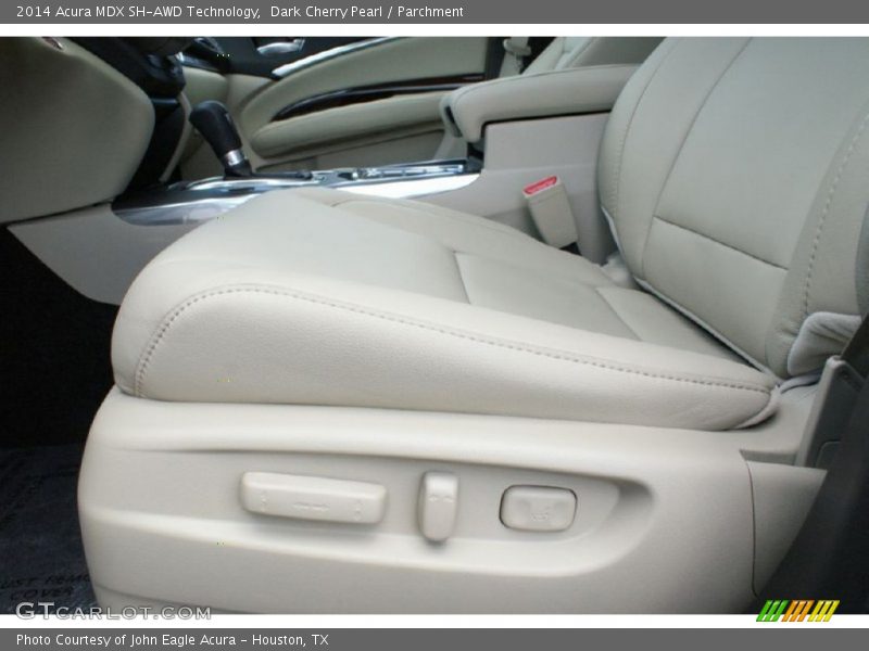 Dark Cherry Pearl / Parchment 2014 Acura MDX SH-AWD Technology