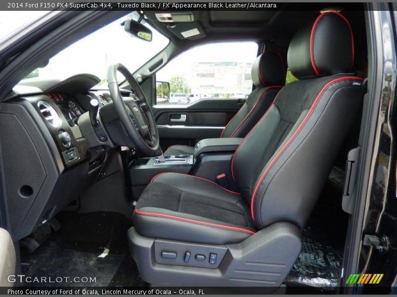 Tuxedo Black / FX Appearance Black Leather/Alcantara 2014 Ford F150 FX4 SuperCab 4x4