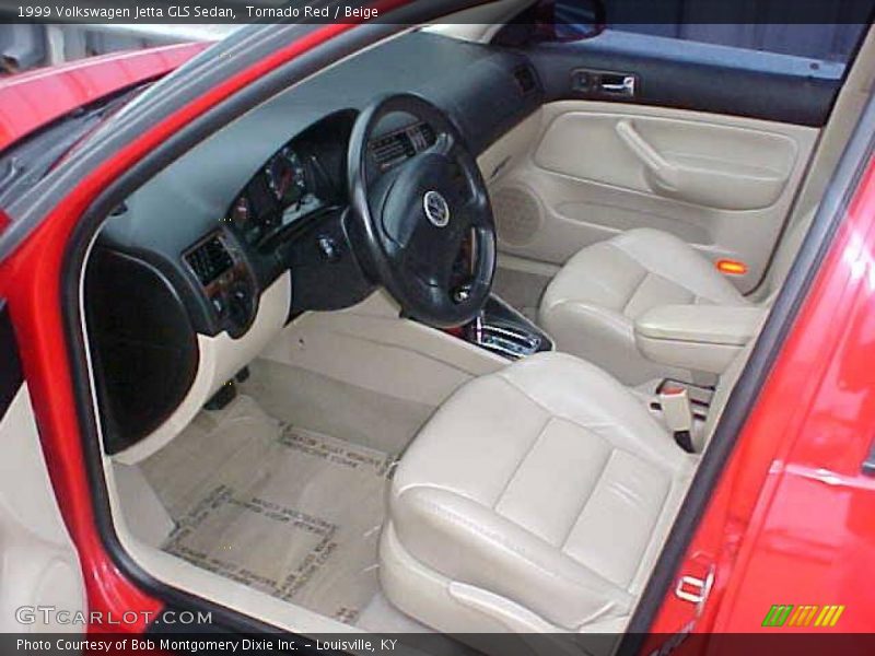 Tornado Red / Beige 1999 Volkswagen Jetta GLS Sedan
