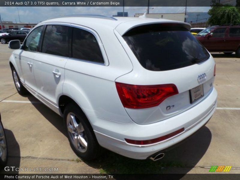 Carrara White / Cardamom Beige 2014 Audi Q7 3.0 TFSI quattro