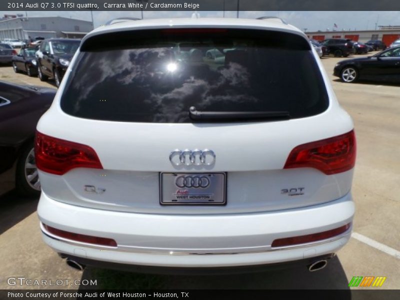 Carrara White / Cardamom Beige 2014 Audi Q7 3.0 TFSI quattro