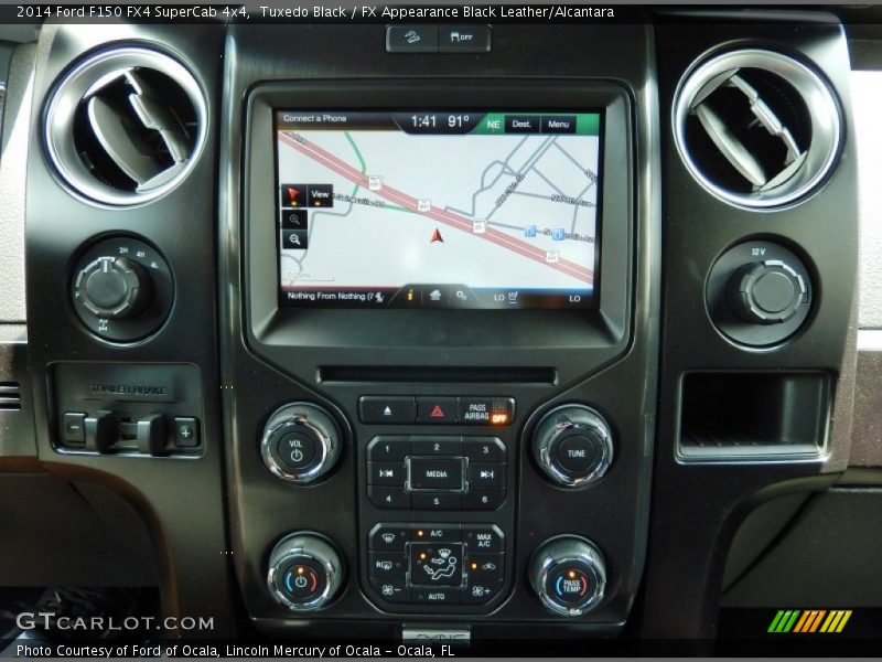 Tuxedo Black / FX Appearance Black Leather/Alcantara 2014 Ford F150 FX4 SuperCab 4x4