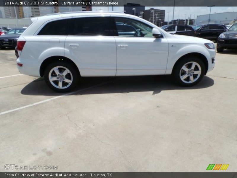 Carrara White / Cardamom Beige 2014 Audi Q7 3.0 TFSI quattro
