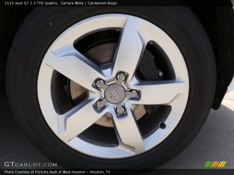 Carrara White / Cardamom Beige 2014 Audi Q7 3.0 TFSI quattro