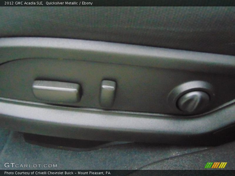 Quicksilver Metallic / Ebony 2012 GMC Acadia SLE