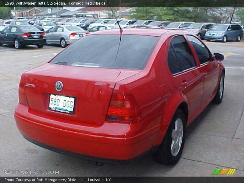 Tornado Red / Beige 1999 Volkswagen Jetta GLS Sedan