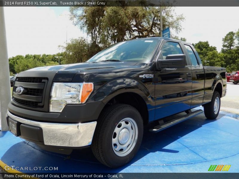 Tuxedo Black / Steel Grey 2014 Ford F150 XL SuperCab