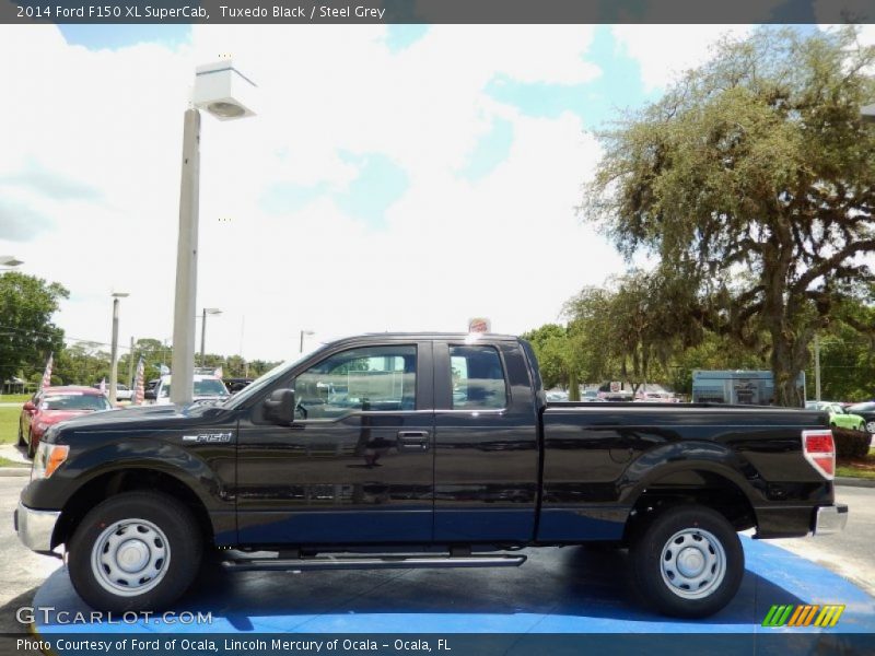 Tuxedo Black / Steel Grey 2014 Ford F150 XL SuperCab
