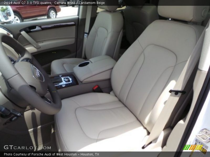 Carrara White / Cardamom Beige 2014 Audi Q7 3.0 TFSI quattro