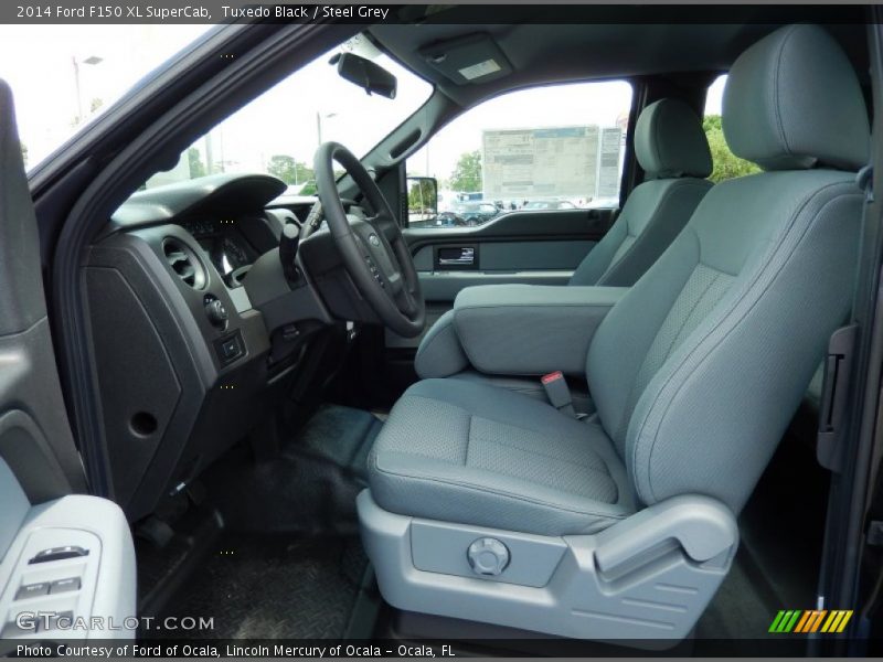 Tuxedo Black / Steel Grey 2014 Ford F150 XL SuperCab