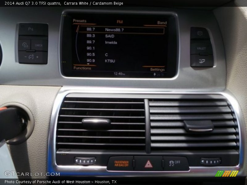 Carrara White / Cardamom Beige 2014 Audi Q7 3.0 TFSI quattro