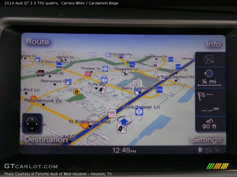 Carrara White / Cardamom Beige 2014 Audi Q7 3.0 TFSI quattro