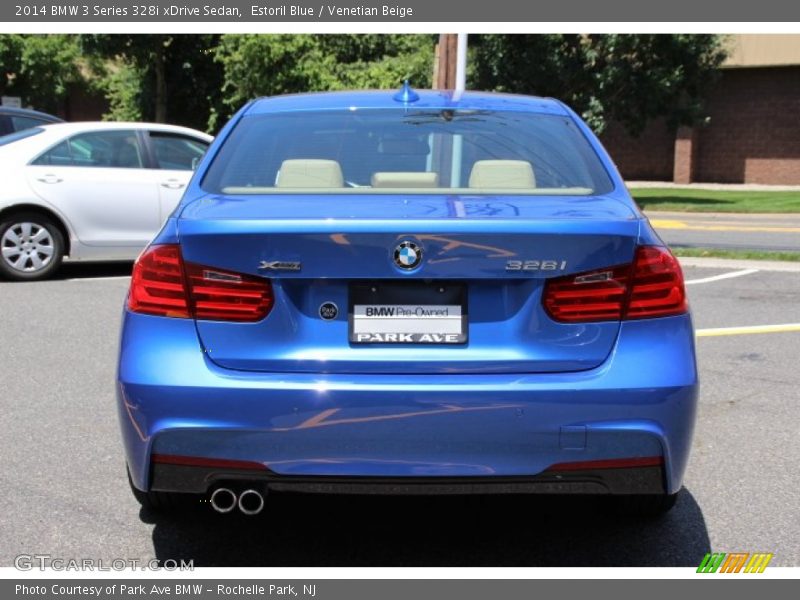 Estoril Blue / Venetian Beige 2014 BMW 3 Series 328i xDrive Sedan