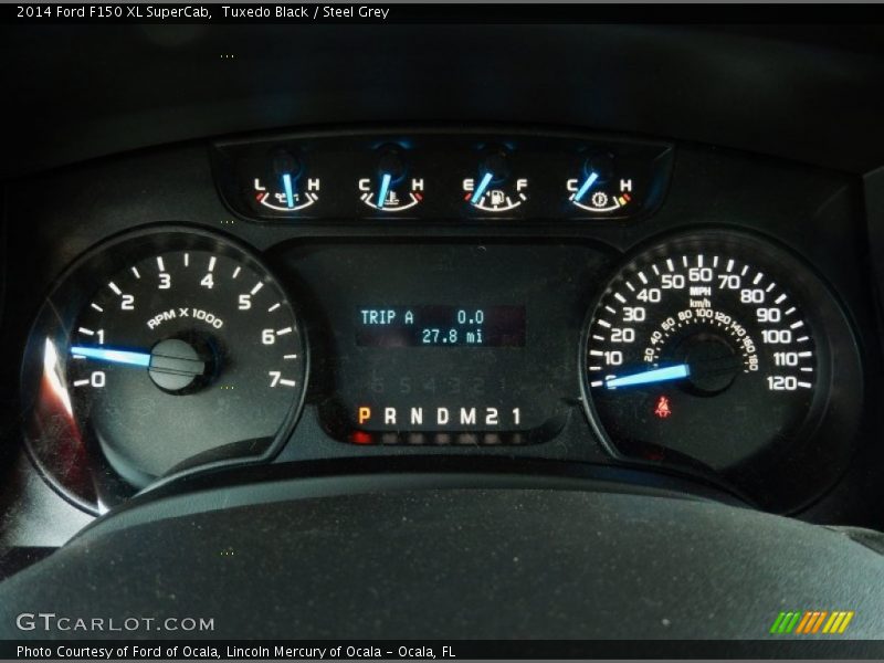 Tuxedo Black / Steel Grey 2014 Ford F150 XL SuperCab