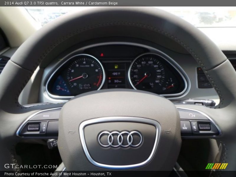 Carrara White / Cardamom Beige 2014 Audi Q7 3.0 TFSI quattro