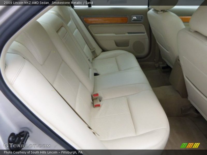 Rear Seat of 2009 MKZ AWD Sedan