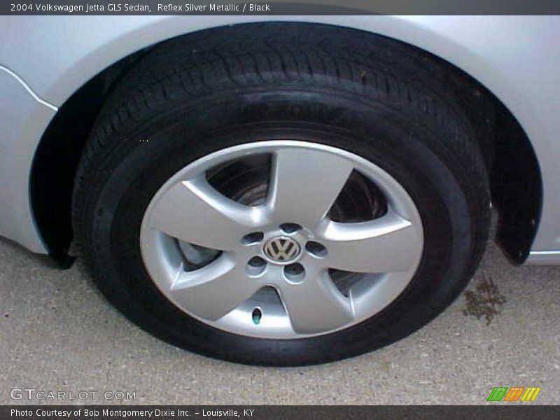 Reflex Silver Metallic / Black 2004 Volkswagen Jetta GLS Sedan